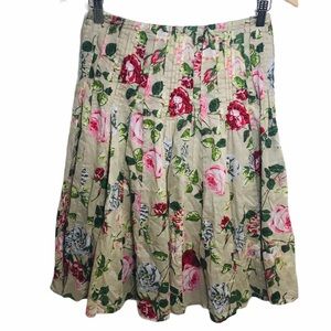CAbi Floral Skirt.